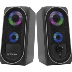 Caixa de Som Gamer Multimídia Fortrek Black Hawk RGB Preta [F002]