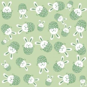 Papel De Parede Infantil Coelinhos Páscoa [F066]