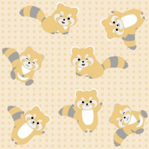 Papel De Parede Infantil Guaxinim [F066]