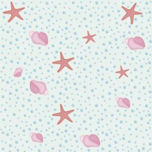 Papel De Parede Infantil Fundo Do Mar [F066]