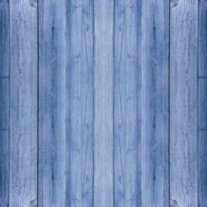 Papel De Parede Madeira Azul [F066]