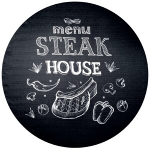 Kit 4 Capas Sousplat Steak House 35cmx35cm - UN / 4 [F135]