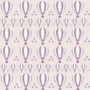 Papel De Parede Infantil Balão Rosa [F066]