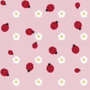 Papel De Parede Infantil Joaninha [F066]