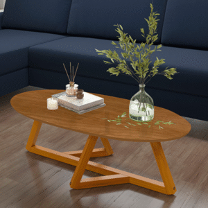 Mesa De Centro Classic Oval Nature [F066]