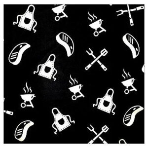 Kit 4 Guardanapos De Tecido Beef Gourmet 40cmx40cm - UN / 4 [F135]