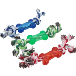 Mordedor Osso Corda Tpr 25cm Cachorro Resistente Lovely Vibe [F088]