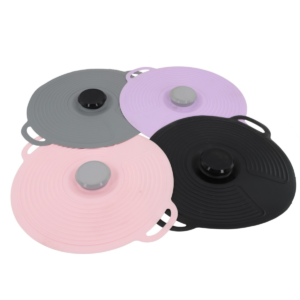 Tampa De Panela Silicone Com Alça 32,5x27,5 Cm - Lovely Vibe [F088]