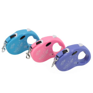 Guia Retrátil Estampa De Flores P/ Passeio Pet Lovely Vibe [F088]