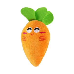 Pelúcia Cenoura Anti-stress Cães Gatos 16cm Lovely Vibe [F088]