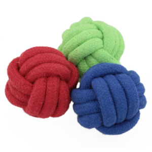 Bola Corda Pet 7,8cm Algodão Resistente Cachorro Lovely Vibe [F088]