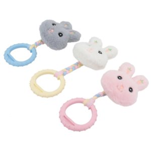 Pelúcia Mordedor Coelhinho Cão Gato Filhote 25cm Lovely Vibe [F088]