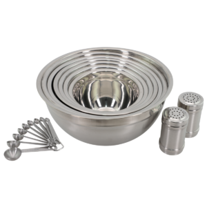 Kit Profissional Inox Tigela E Medidor Precisão Lovely Vibe [F088]