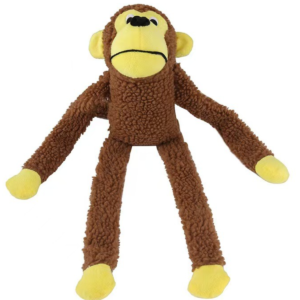Pelúcia Pet Macaco Grande Longo 44cm Cachorro Lovely Vibe [F088]