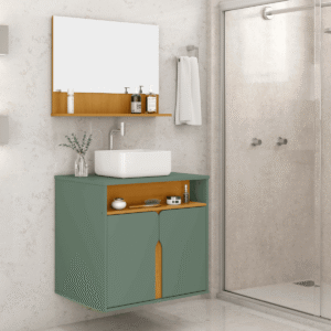 Kit Banheiro Harmonia Pistache Naturalle [F066]