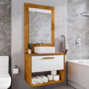 Conjunto Para Banheiro Zenit Naturalle Branco [F066]