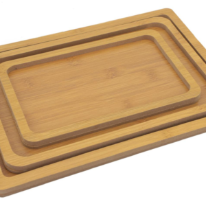Kit 3 Bandejas Retangulares Decorativas Mdf Mesa Posta [F088]