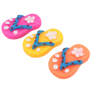 Mordedor Vinil Pet Som Chinelo Flip Flop 12,5cm Lovely Vibe [F088]