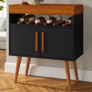 Aparador Adega Denver Preto Caramelo [F066]