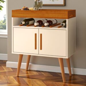 Aparador Adega Denver Off White Caramelo [F066]