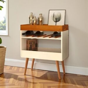 Aparador Buffet Adega Aspen Off White Caramelo [F066]