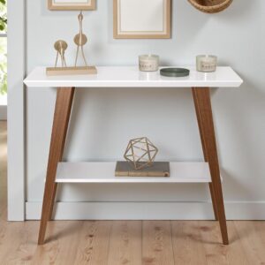 Aparador Slim Times Branco Amadeirado [F066]