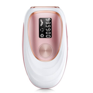 Instrumento de remoção de pelos com ponto de gelo, instrumento de remoção de pelos limpo com sensor de gelo, remoção rápida de pelos, pulso intenso, instrumento de depilação a laser