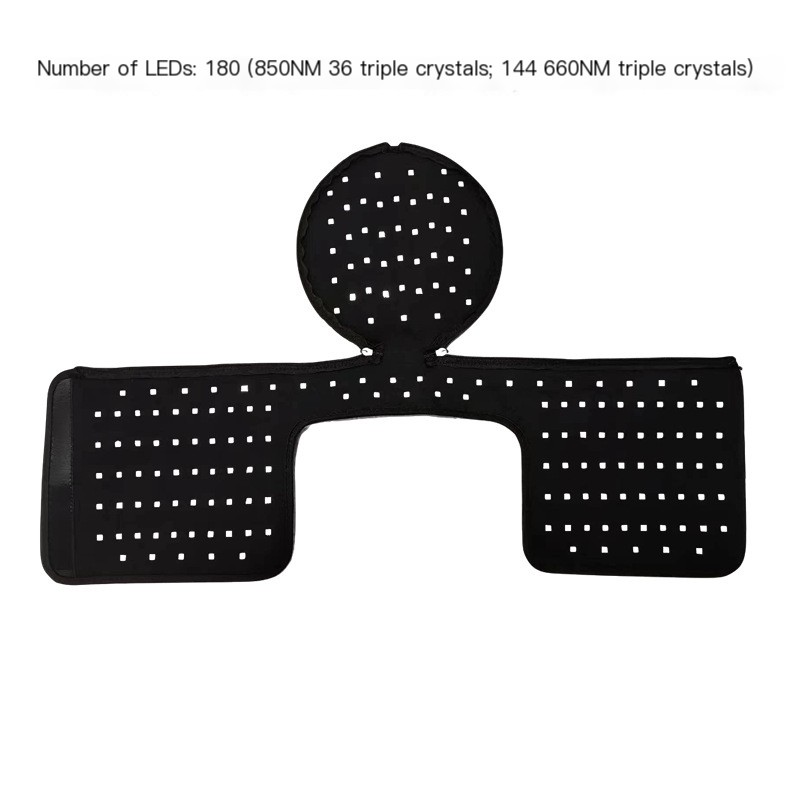 Touca de Fisioterapia com Luz Vermelha LED para Fortalecimento e Prevenção da Queda de Cabelo - Imagem 3