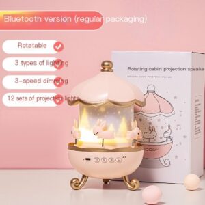 Projetor Dream Bunny – Luminária Infantil com Projeção Rotativa