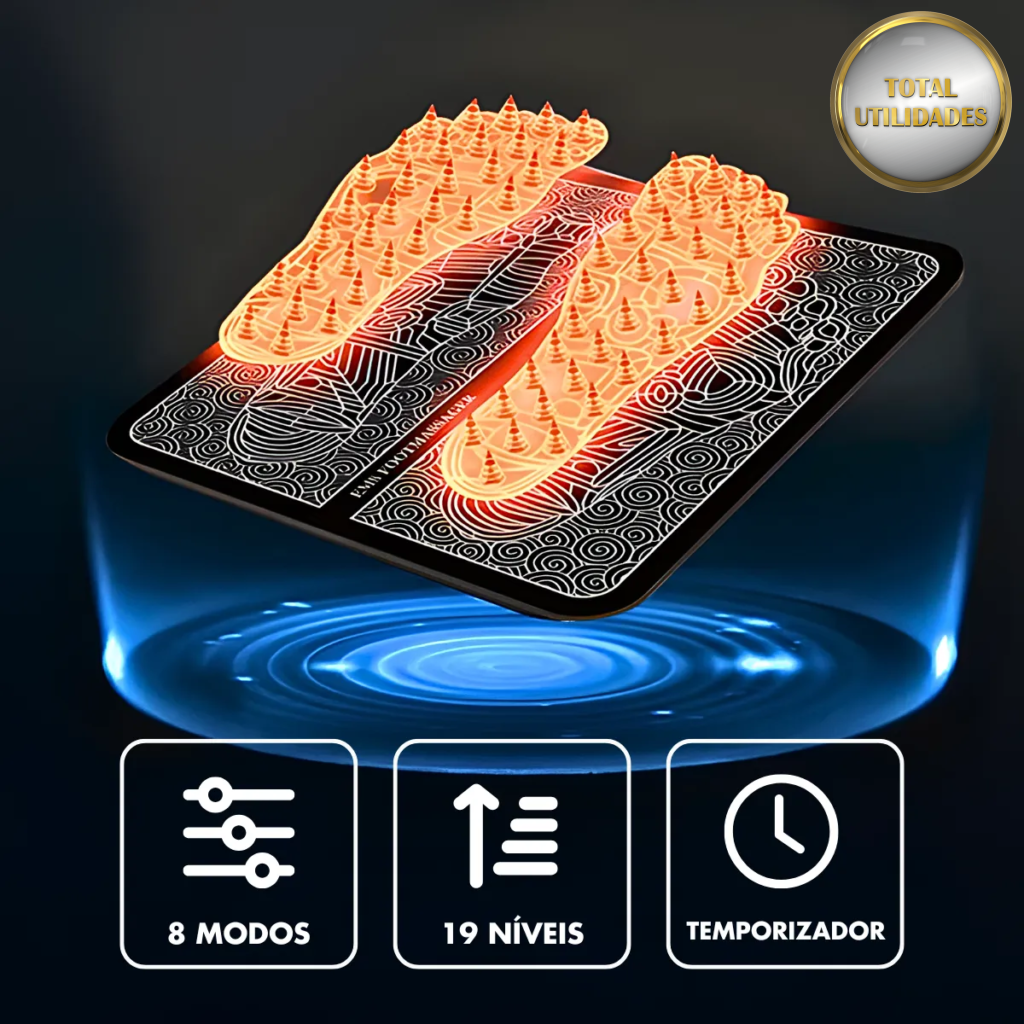 Massageador EMS para Pés e Pernas