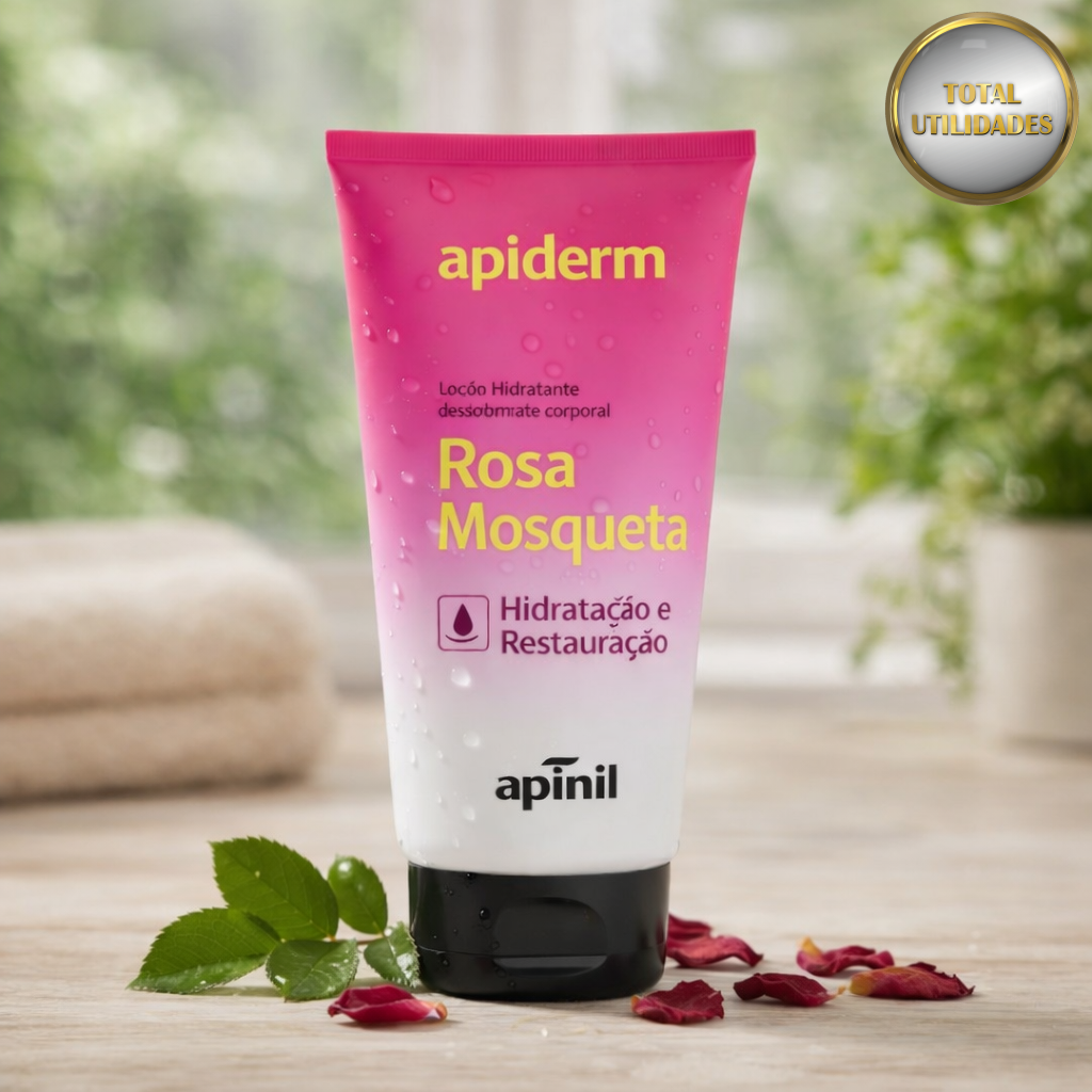Loção Hidratante Corporal Rosa Mosqueta 190g Apinil