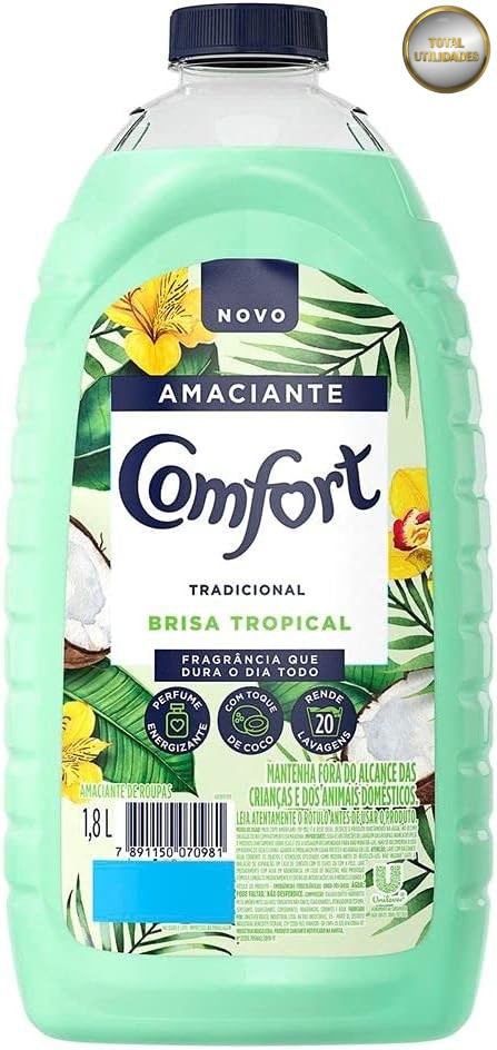 Amaciante Comfort Brisa Tropical com Toque de Coco 1,8L