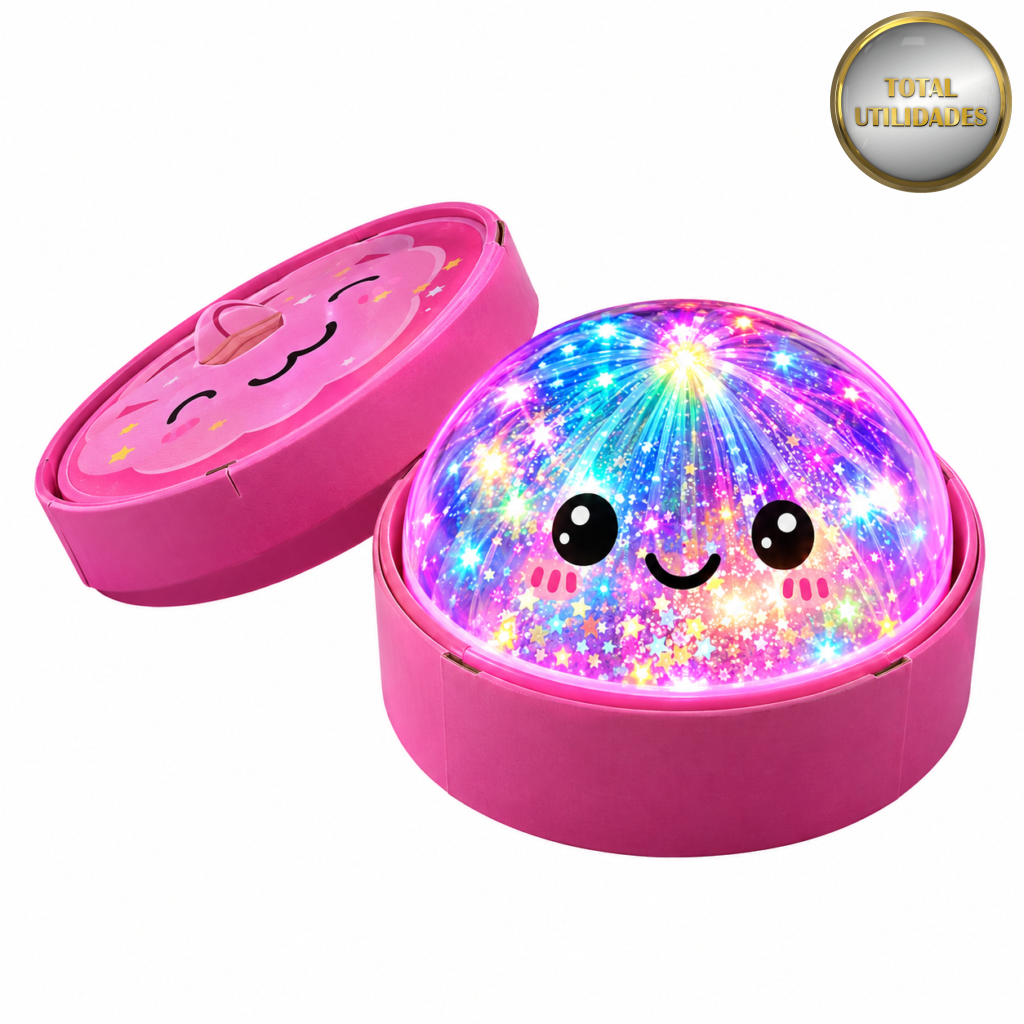 Brinquedo Antiestresse Sensorial Brilhante com LED (Sortido)